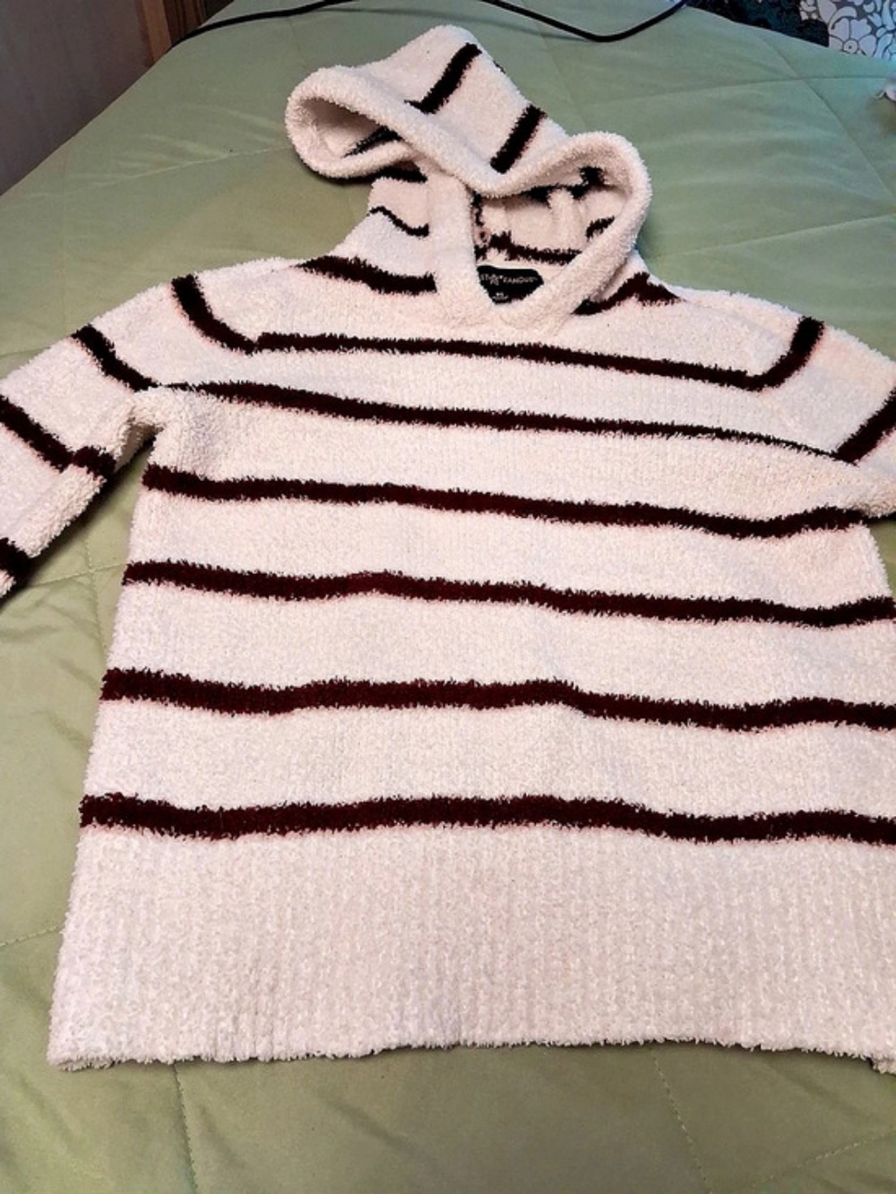 Almost Famous Striped Cowl Neck Sweater Size Medium